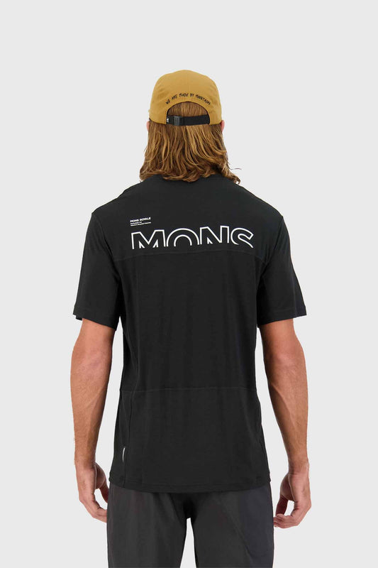 Mons Royale Tarn Merino Shift T-Shirt - Black '23