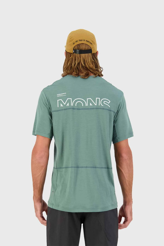 Mons Royale Tarn Merino Shift T-Shirt - Burnt Sage