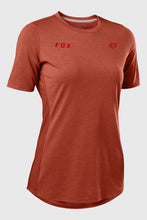 Load image into Gallery viewer, Fox Ranger Dri-Release SS Womens Jersey - Red Clay