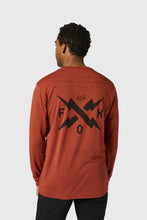 Load image into Gallery viewer, Fox Calibrated LS Tech Tee - Red Clay