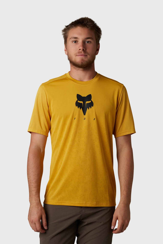 Fox Ranger Tru Dri Release Short Sleeve Jersey - Daffodil