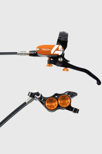 Hope Tech 4 E4 Brake Standard Hose - Black / Orange