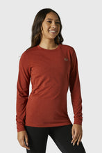 Load image into Gallery viewer, Fox Snipper LS Tech Tee - Red Clay