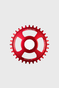Burgtec Thick Thin Chainring Shimano Direct Mount 32T - Race Red