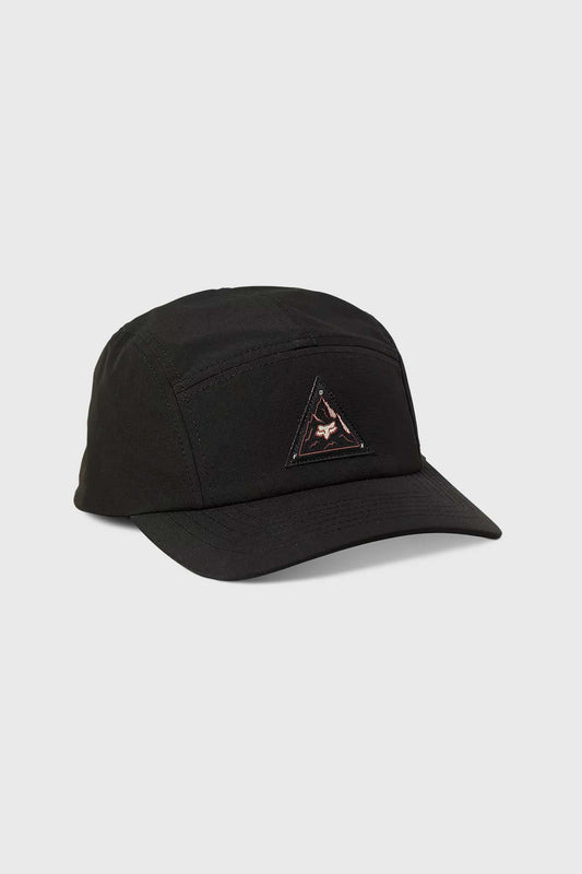 Fox Finisher 5 Panel Hat - Black