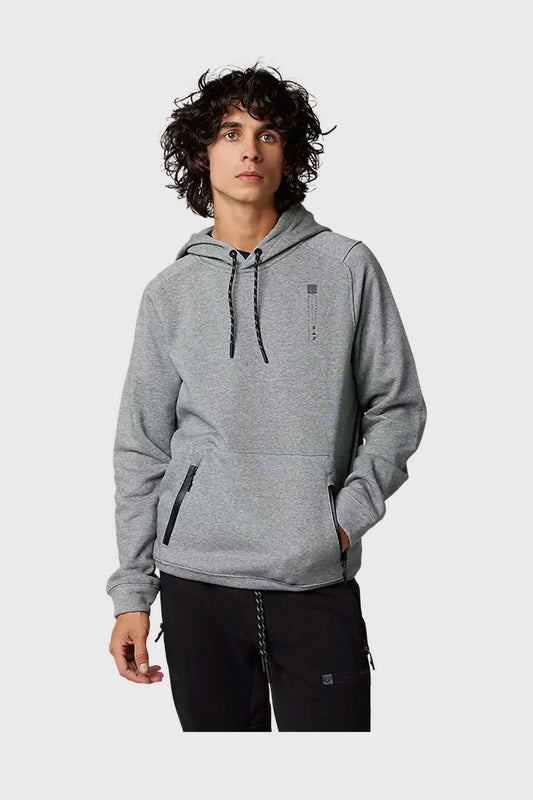 Fox Base Over Water Resistant Pullover Hoodie - Heather Graphite