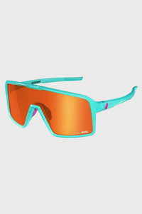 Melon Optics KingPin Riding Glasses - Turquoise Frames