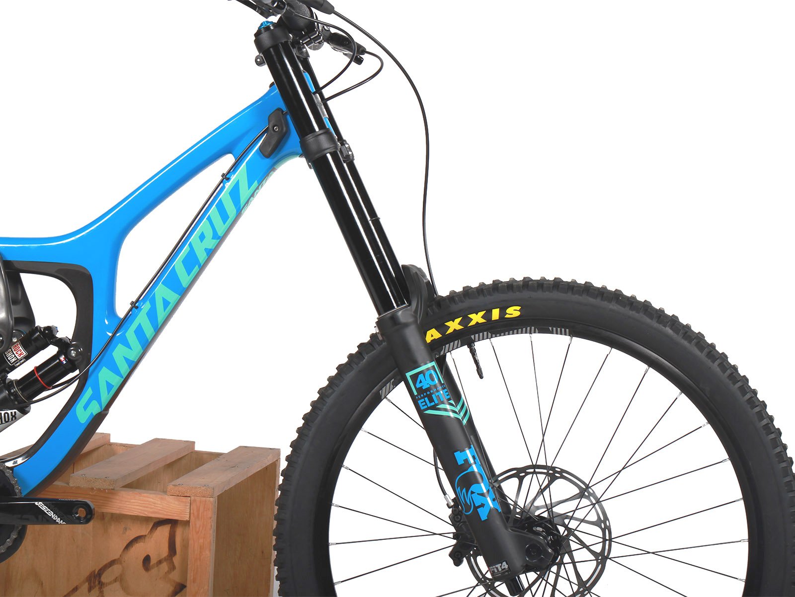 Santa Cruz Bicycles V10 CC 27.5 S kit Medium Gloss Blue Mint