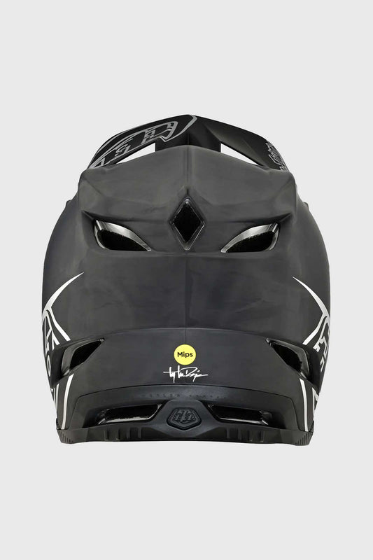 Troy Lee Designs D4 Carbon Helmet - Stealth Black/Silver