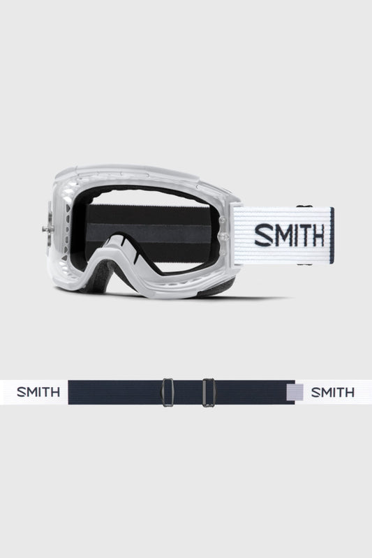 Smith Squad Goggle - White - Clear Lens